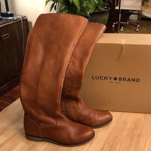 Lucky Brand leather boots